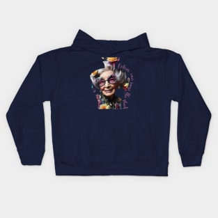 Iris Apfel fashionista Kids Hoodie